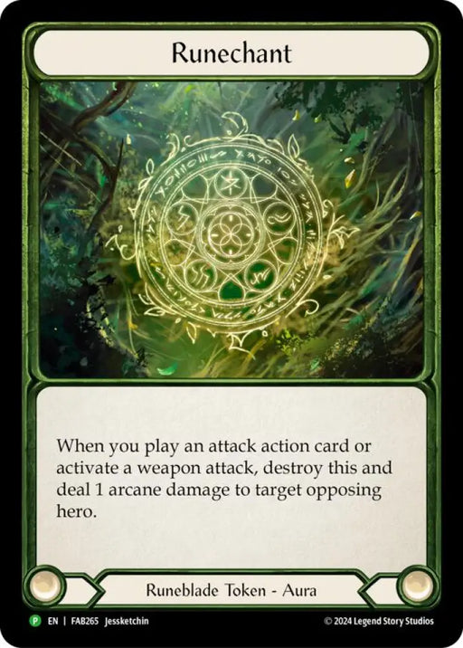 Runechant (Earth) [FAB265] (Promo) Rainbow Foil - Flesh And Blood Single