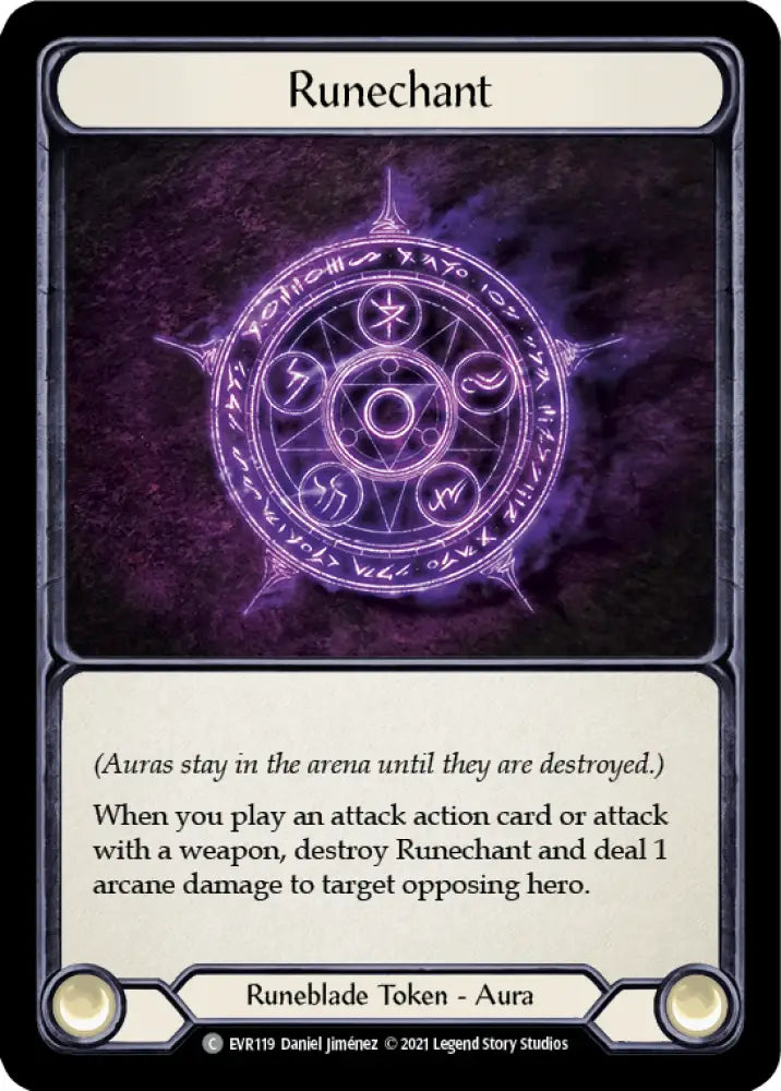Runechant [Everfest] 1st Edition Normal - Flesh And Blood Single