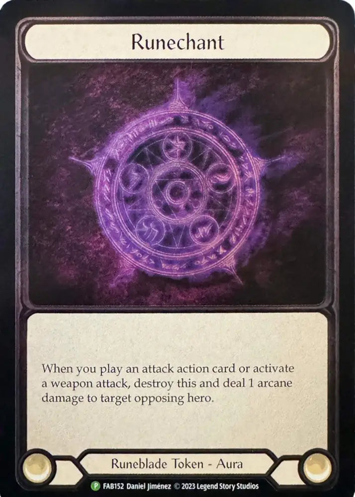 Runechant [FAB152] (Promo) Cold Foil - Flesh And Blood Single