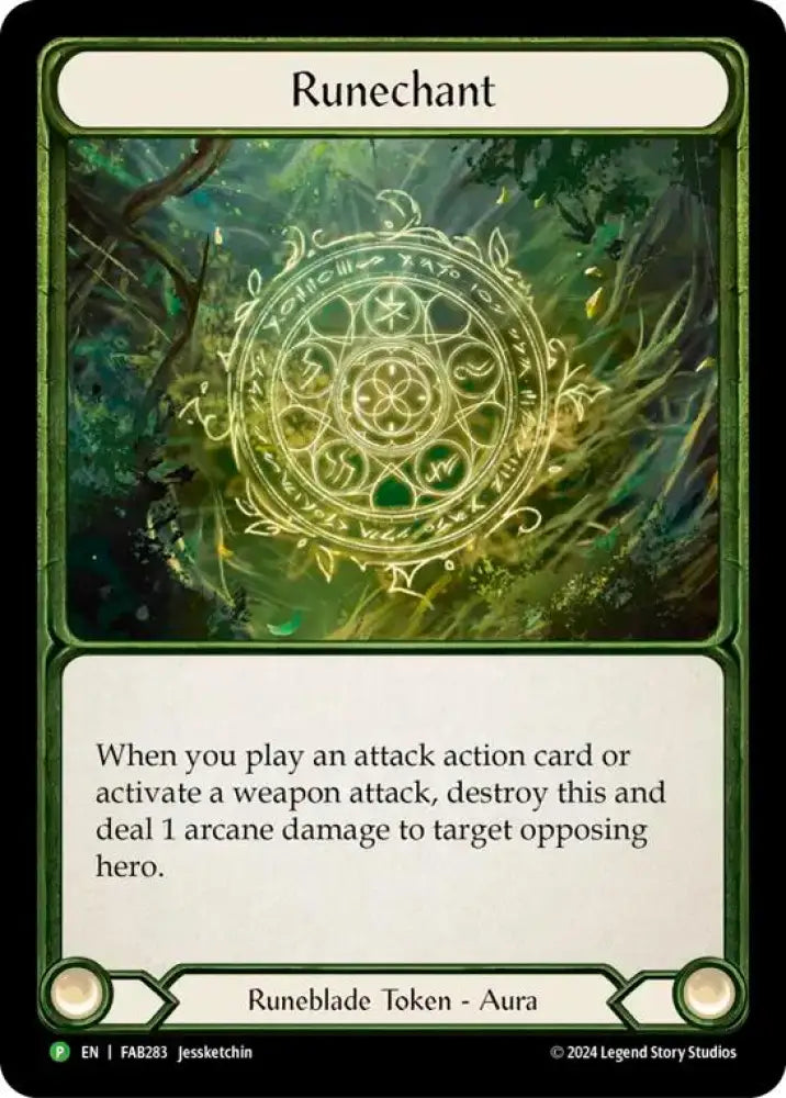 Runechant [FAB283] (Promo) Cold Foil - Flesh And Blood Single