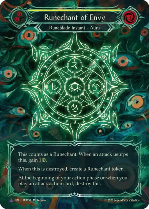 Runechant of Envy (Yellow)(Marvel) (IAR152-MV) [Omens of the Third Age]