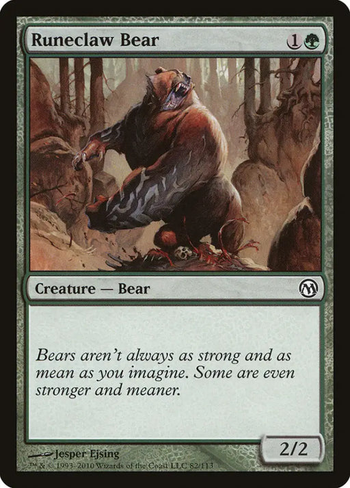Runeclaw Bear [Duels of the Planeswalkers] - MTG Single