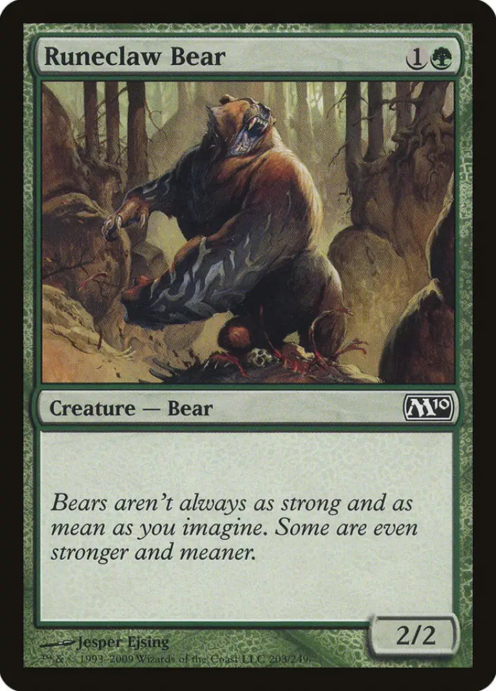 Runeclaw Bear [Magic 2010] - MTG Single