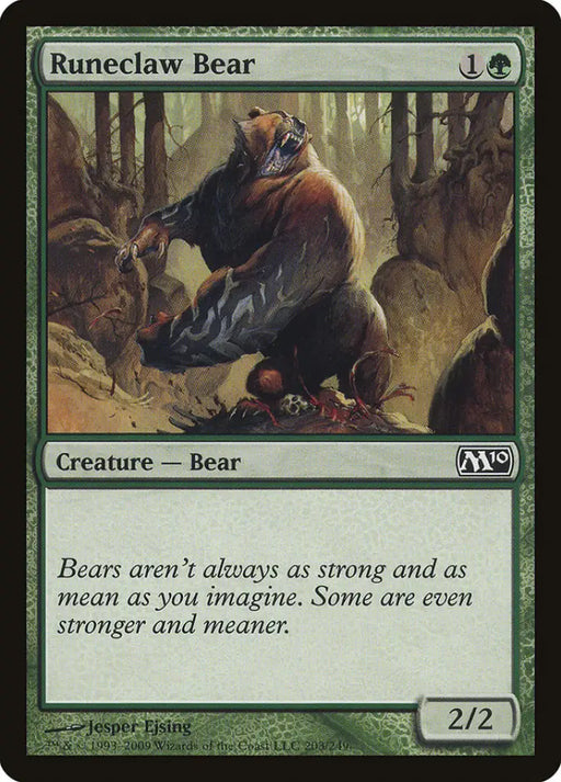Runeclaw Bear [Magic 2010] - MTG Single