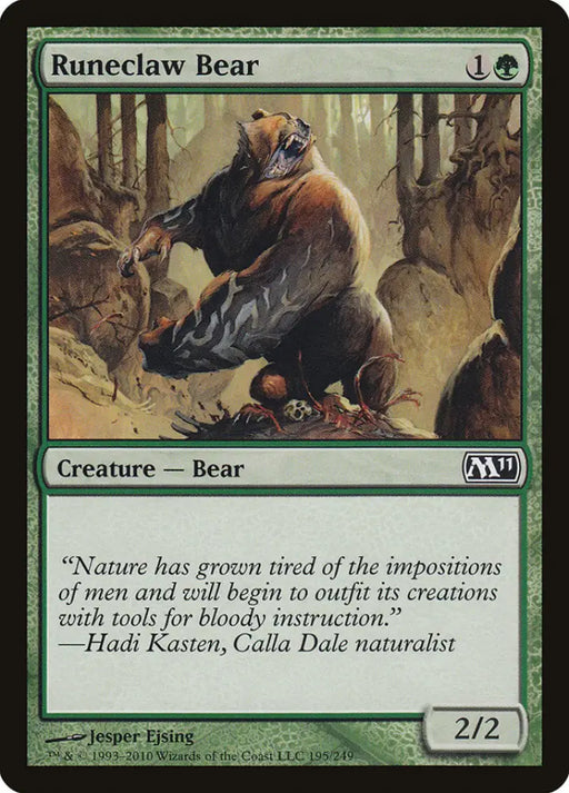 Runeclaw Bear [Magic 2011] - MTG Single