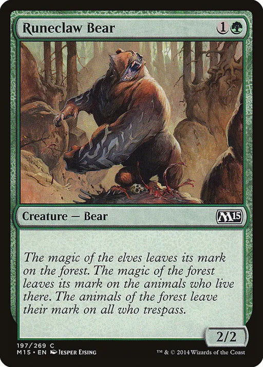 Runeclaw Bear [Magic 2015] - MTG Single