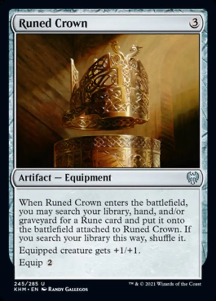 Runed Crown [Kaldheim] - MTG Single