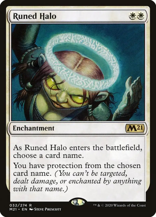 Runed Halo [Core Set 2021] - MTG Single