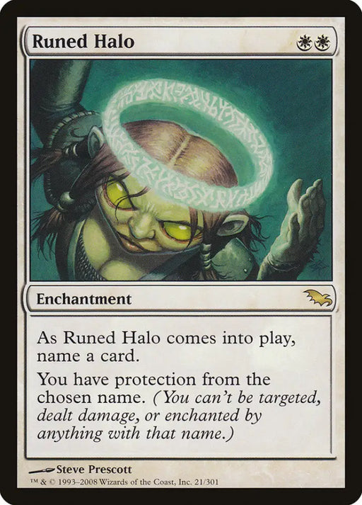 Runed Halo [Shadowmoor] - MTG Single