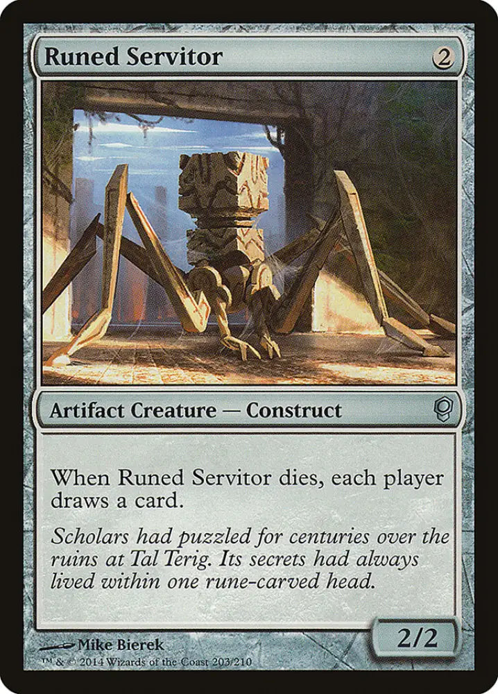 Runed Servitor [Conspiracy] - MTG Single