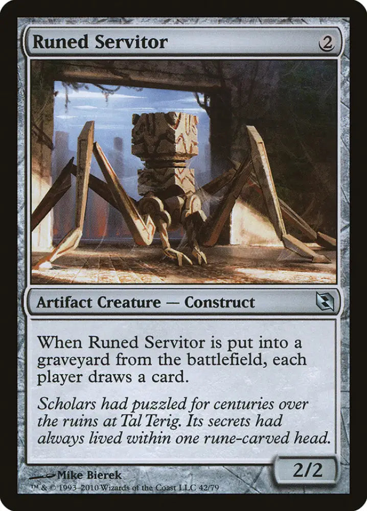 Runed Servitor [Duel Decks: Elspeth vs. Tezzeret] - MTG Single