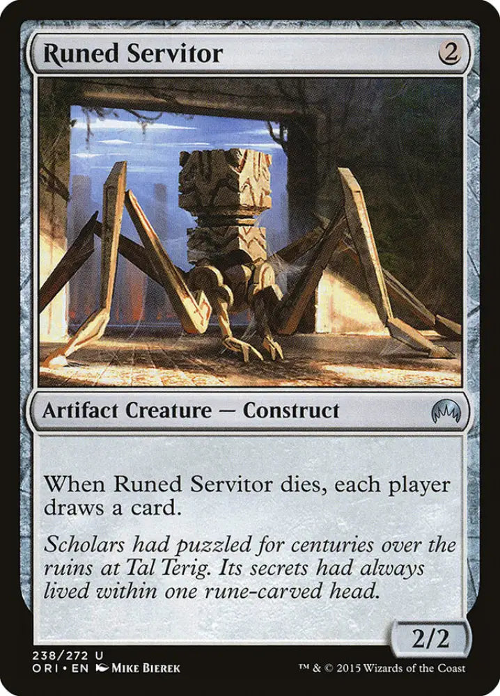 Runed Servitor [Magic Origins] - MTG Single