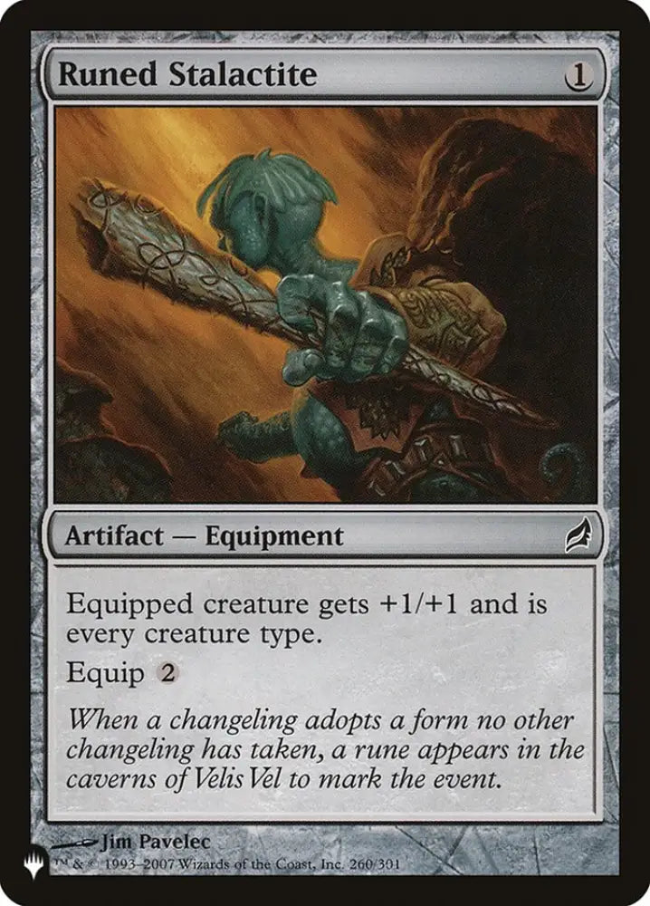 Runed Stalactite [The List] - MTG Single