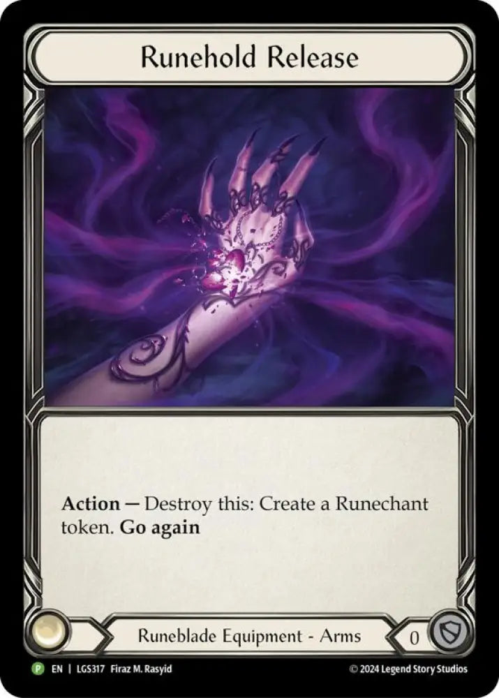 Runehold Release [LGS317] (Promo) Rainbow Foil - Flesh And Blood Single