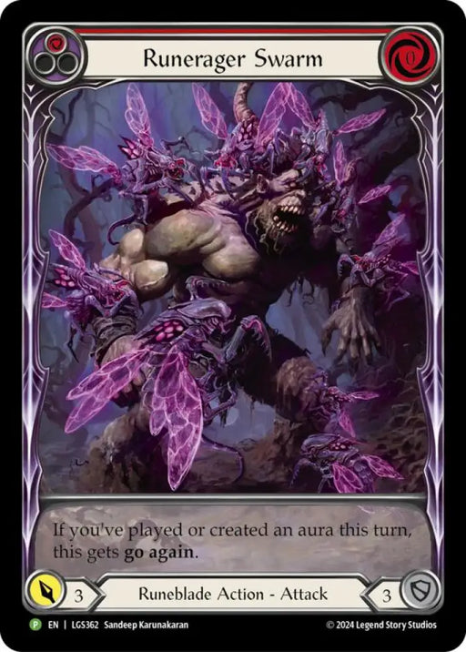 Runerager Swarm (Red) [LGS362] (Promo) Rainbow Foil - Flesh And Blood Single