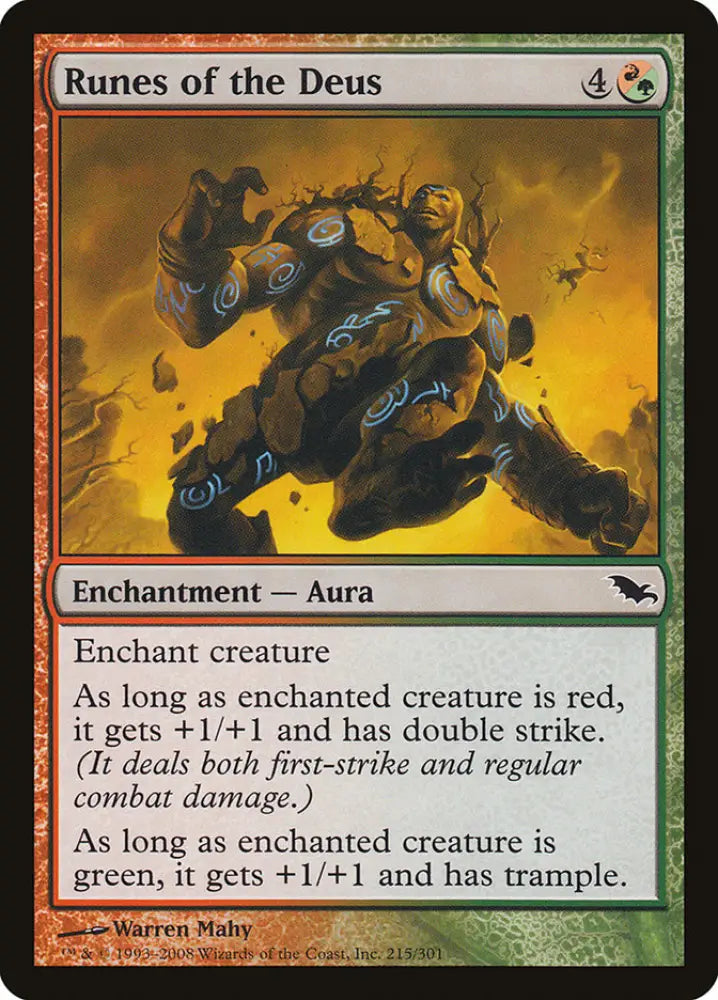Runes of the Deus [Shadowmoor] - MTG Single
