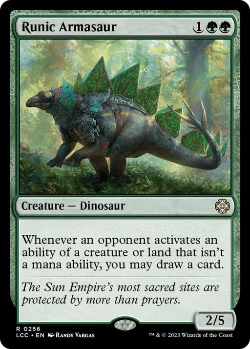 Runic Armasaur [The Lost Caverns of Ixalan Commander] - MTG Single