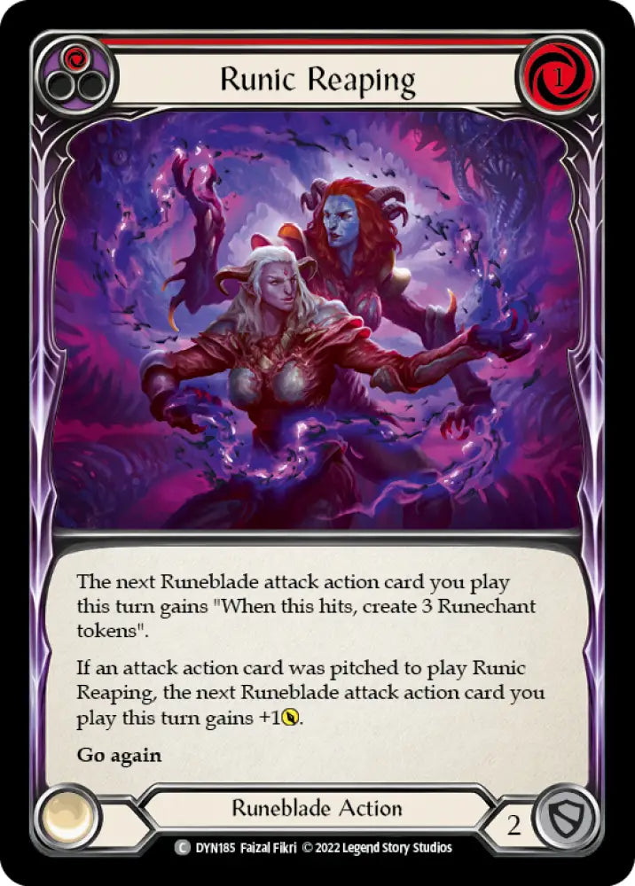 Runic Reaping (Red) [Dynasty] - Flesh And Blood Single