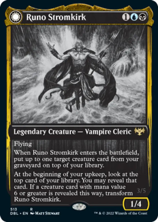 Runo Stromkirk // Krothuss Lord of the Deep [Innistrad: Double Feature] - MTG Single