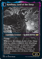 Runo Stromkirk // Krothuss Lord of the Deep (Showcase Eternal Night) [Innistrad: Crimson Vow] - MTG Single