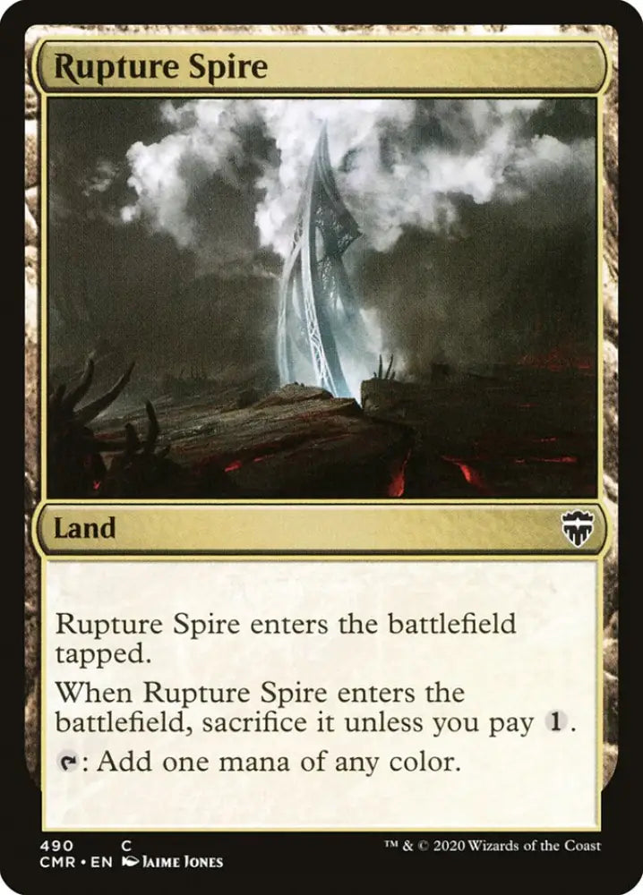 Rupture Spire (490) [Commander Legends] - MTG Single