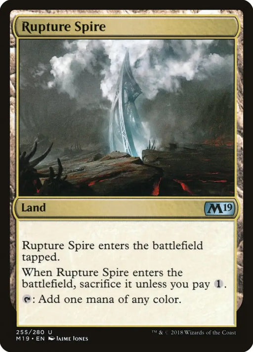 Rupture Spire [Core Set 2019] - MTG Single
