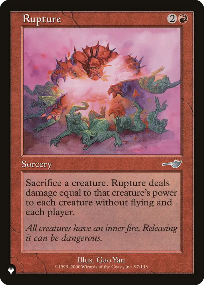 Rupture [The List] - MTG Single