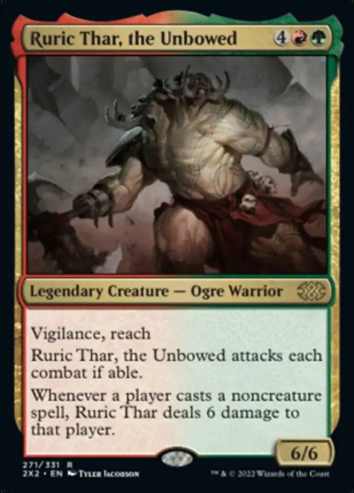 Ruric Thar the Unbowed [Double Masters 2022] - MTG Single