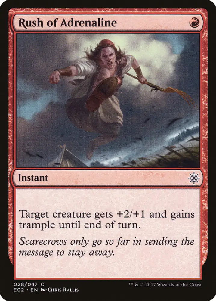 Rush of Adrenaline [Explorers of Ixalan] - MTG Single