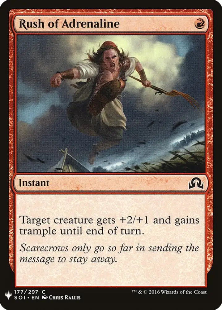 Rush of Adrenaline [Mystery Booster] - MTG Single