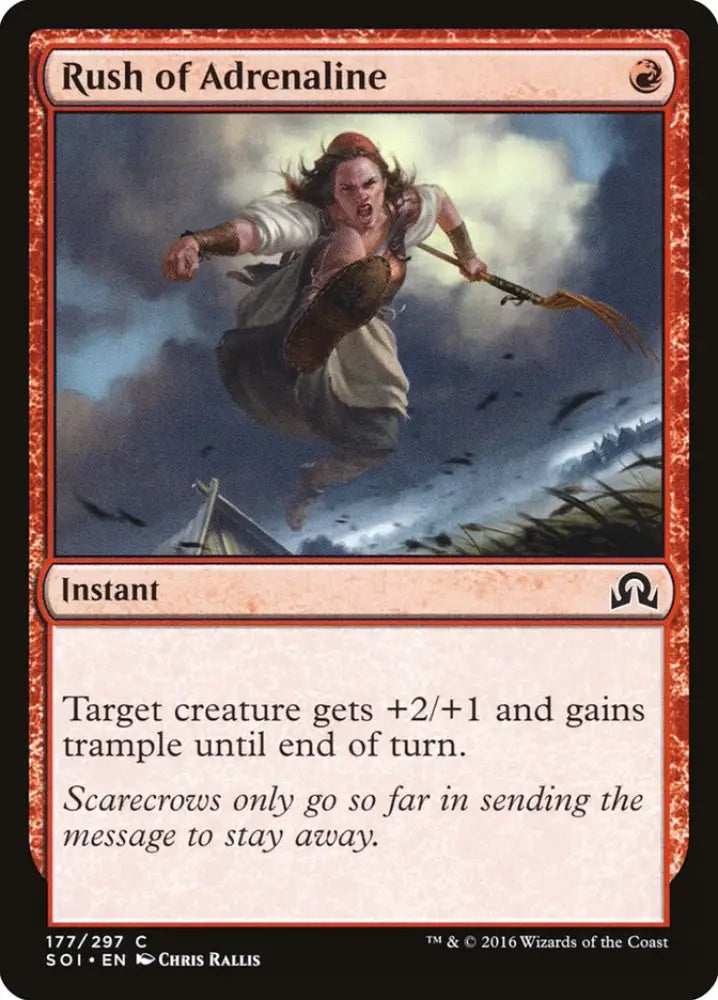Rush of Adrenaline [Shadows over Innistrad] - MTG Single