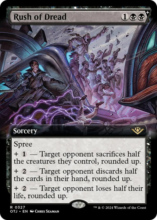 Rush of Dread (Extended Art) [Outlaws of Thunder Junction] - MTG Single