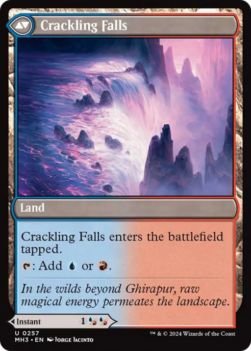 Rush of Inspiration // Crackling Falls [Modern Horizons 3] - MTG Single