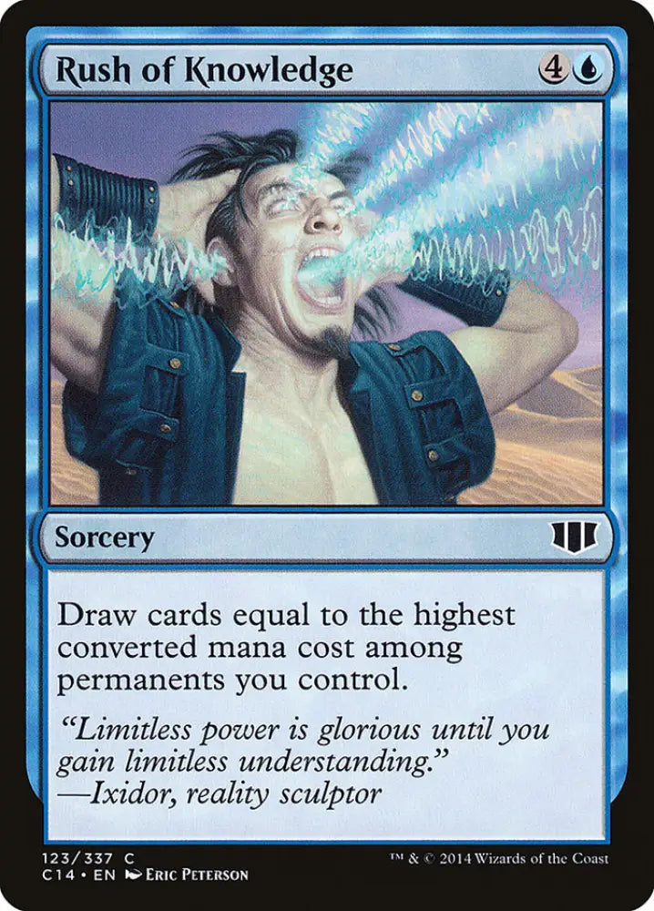 Rush of Knowledge [Commander 2014] - MTG Single