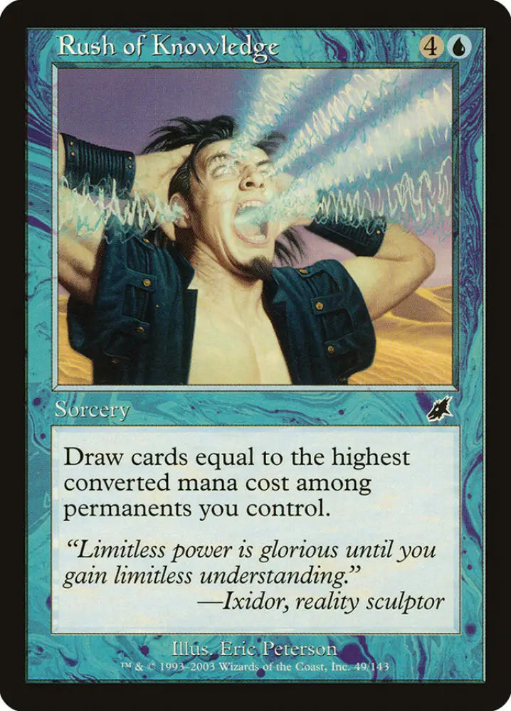 Rush of Knowledge [Scourge] - MTG Single