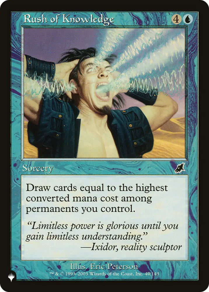 Rush of Knowledge [The List] - MTG Single