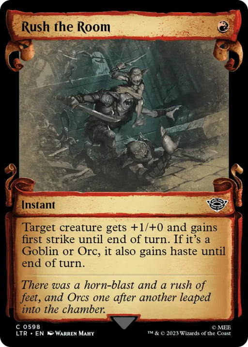 Rush the Room [The Lord of the Rings: Tales of Middle-Earth Showcase Scrolls] - MTG Single