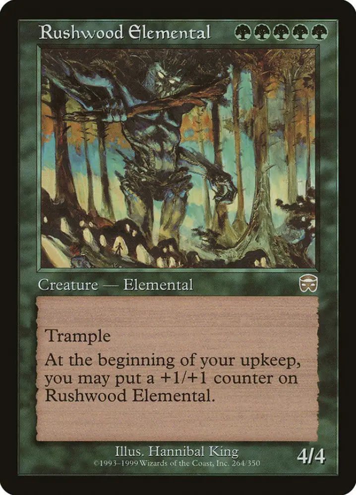 Rushwood Elemental [Mercadian Masques] - MTG Single