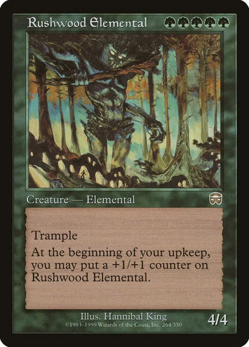 Rushwood Elemental [Mercadian Masques] - MTG Single
