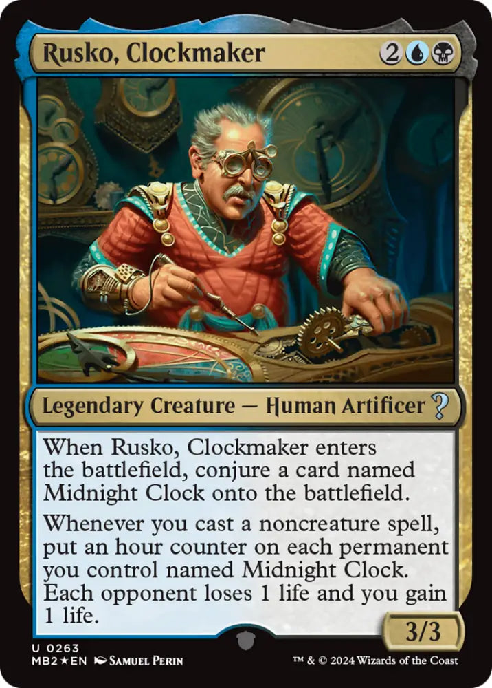 Rusko Clockmaker [Mystery Booster 2] - MTG Single