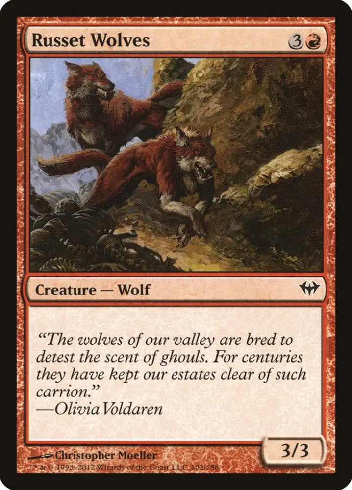 Russet Wolves [Dark Ascension] - MTG Single