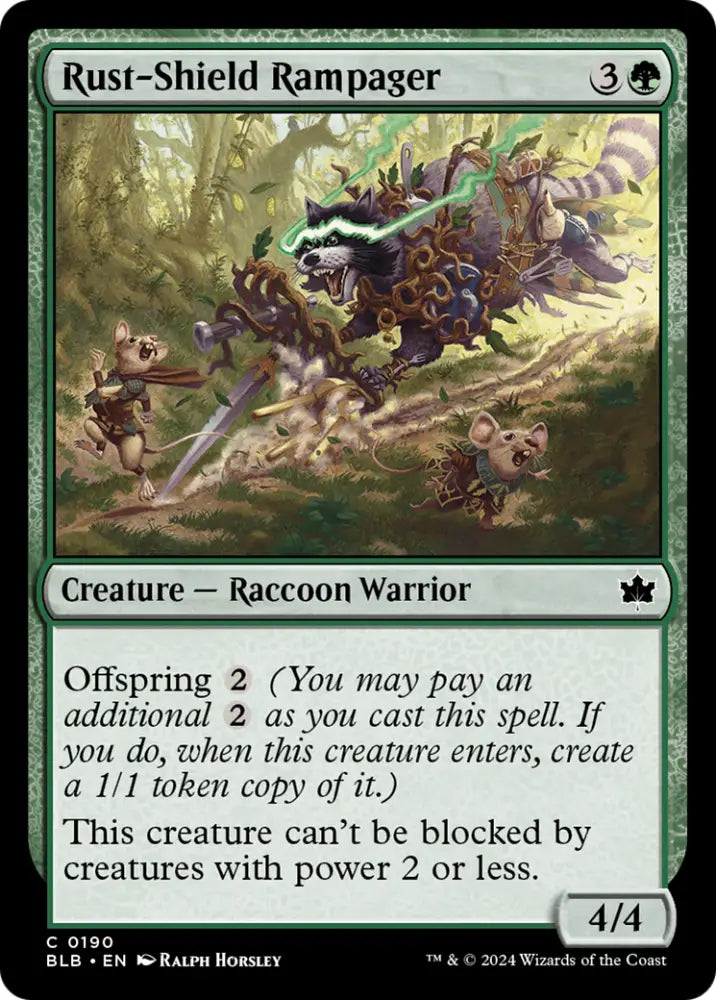 Rust-Shield Rampager [Bloomburrow] - MTG Single