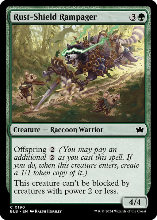 Rust-Shield Rampager [Bloomburrow] - MTG Single