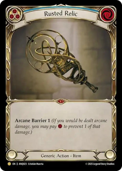 Rusted Relic (Blue) (ANQ023) [Compendium of Rathe - Antiquity Pack]