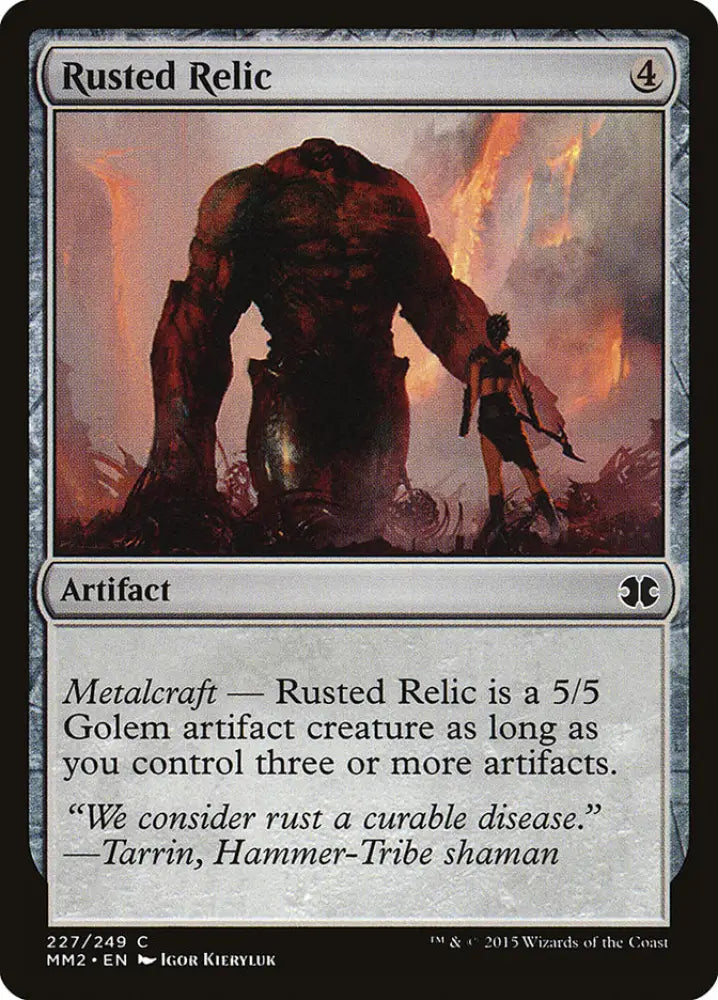 Rusted Relic [Modern Masters 2015] - MTG Single