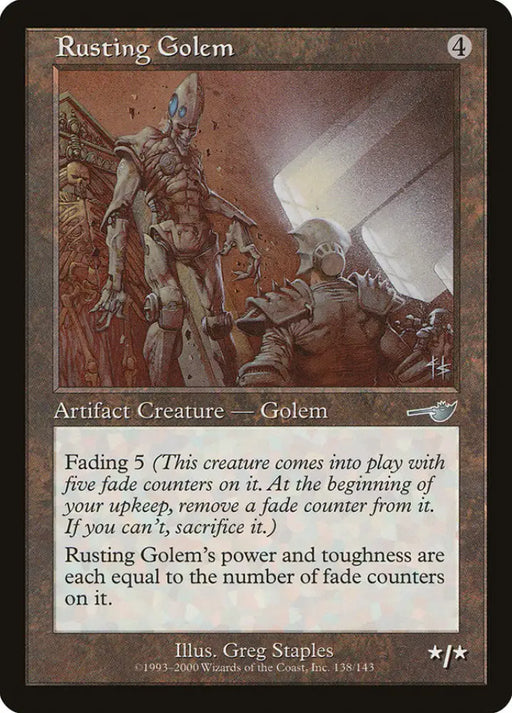 Rusting Golem [Nemesis] - MTG Single