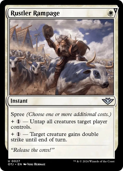Rustler Rampage [Outlaws of Thunder Junction] - MTG Single