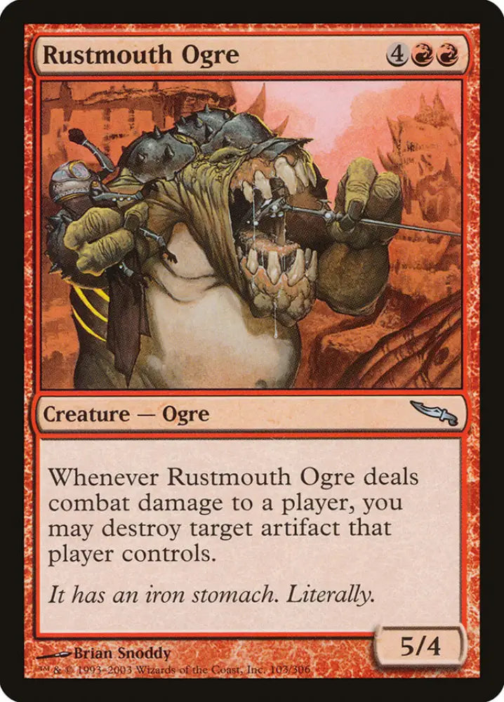 Rustmouth Ogre [Mirrodin] - MTG Single
