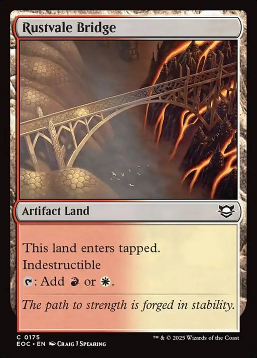 Rustvale Bridge (175) [Edge of Eternities Commander]