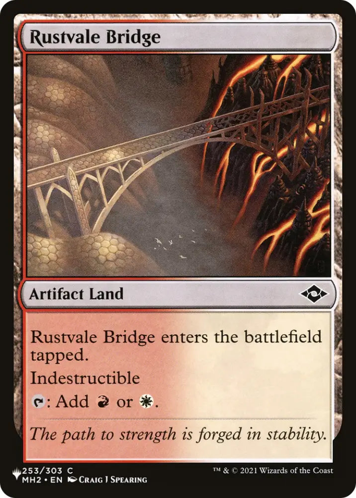Rustvale Bridge [The List] - MTG Single